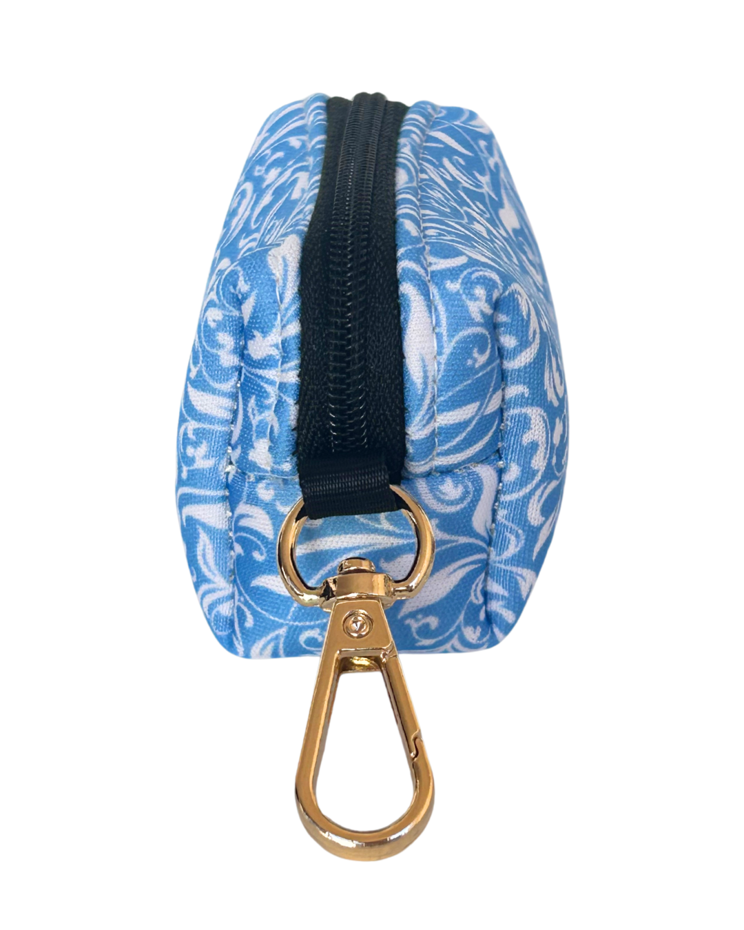 Blue Paisley Pet Waste Bag Holder