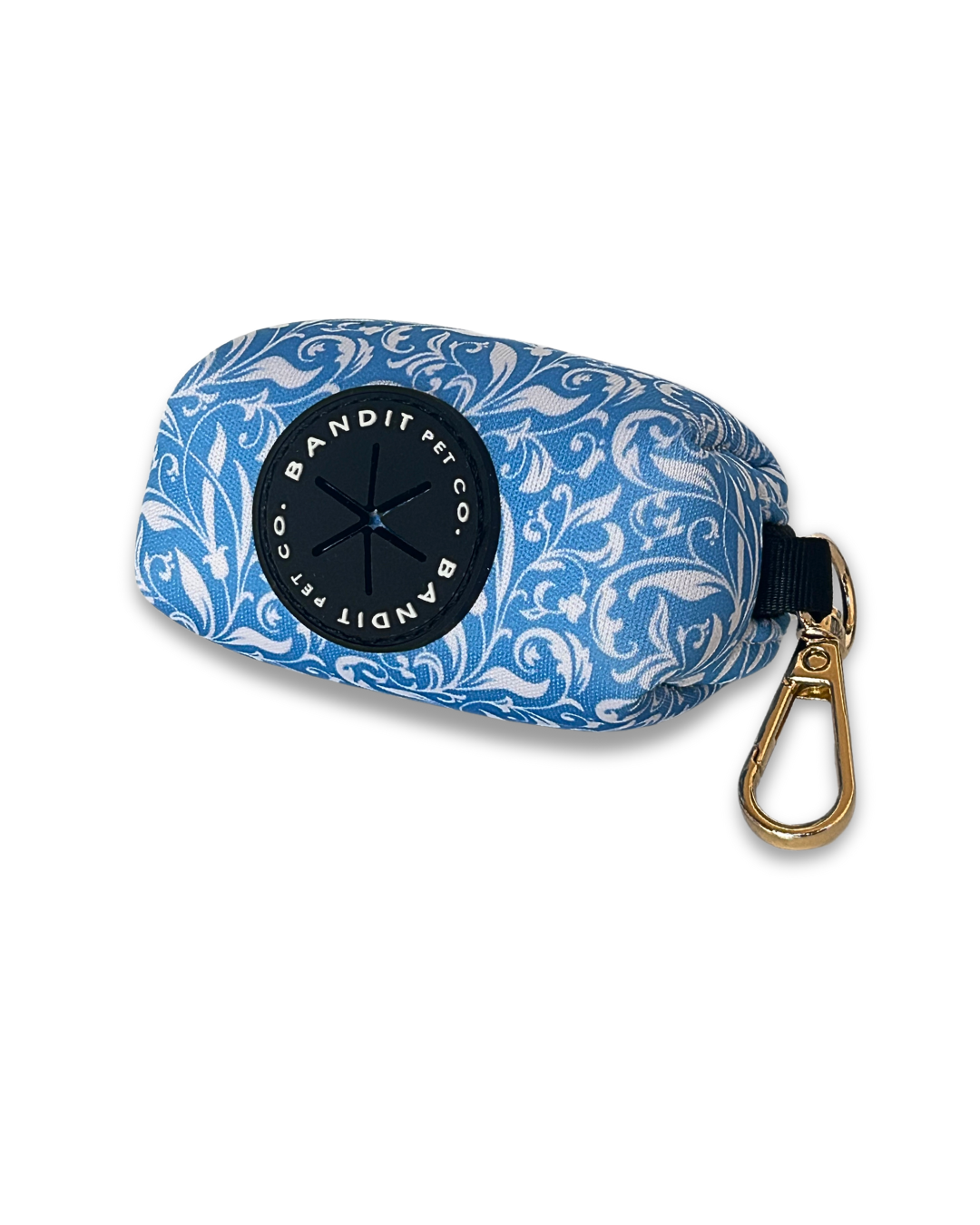 Blue Paisley Pet Waste Bag Holder